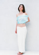 V Skirt in Milk