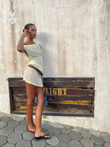 Dukan Dress in Pale Yellow