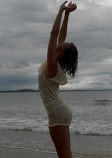 Dukan Dress in Pale Yellow