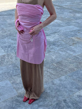 Wrap Shirt in Pink