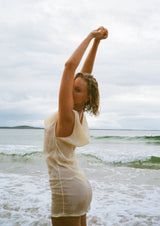 Dukan Dress in Pale Yellow