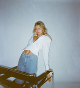 Wrap Shirt in White