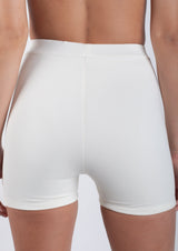 White rib bike pants